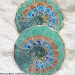 4 Pack Diamond Edge Resin Coaster Molds