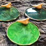 4 Pack Diamond Edge Resin Coaster Molds