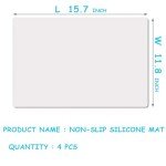 Non-Slip Silicone Mats for Resin Art (2 Pack)