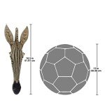 Zebra Wall Sculpture - Savannah Animal Mask