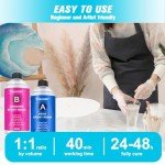 Crystal Clear Epoxy Resin Kit - 64 Oz