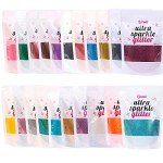 Iridescent Rainbow Fine Glitter for DIY Crafts