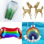 Iridescent Rainbow Fine Glitter for DIY Crafts