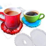 8Pcs Irregular Geode Coaster Resin Molds Set