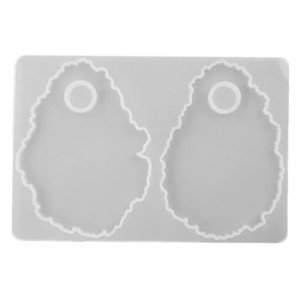 Silicone Mold for Agate Coasters and Palettes