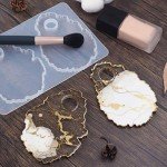 Silicone Mold for Agate Coasters and Palettes