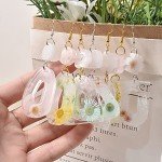 Geometric Moon Resin Earrings Silicone Mold Set