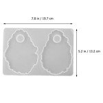 Silicone Mold for Agate Coasters and Palettes