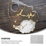 Silicone Mold for Agate Coasters and Palettes