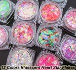 12 Colors Iridescent Glitter Sequins for Resin Art