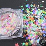 12 Colors Iridescent Glitter Sequins for Resin Art