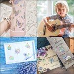 200 Holographic Butterfly Glitter Stickers for Crafts
