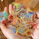 Fairy Gold Foil Holographic Sticker Set - 120 Pieces