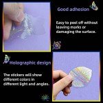 200 Holographic Butterfly Glitter Stickers for Crafts