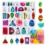 38-Cavity Resin Molds for Jewelry Making