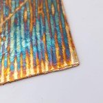 Imitation Gold Foil Metallic Leaf Art Sheets - 25 Pack