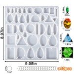 38-Cavity Resin Molds for Jewelry Making