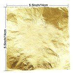 Gold Leaf Sheets for Resin Art - 100 Pcs