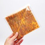 Imitation Gold Foil Metallic Leaf Art Sheets - 25 Pack