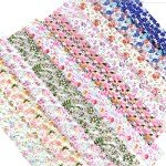 Colorful Floral Nail Foil Transfer Stickers Set