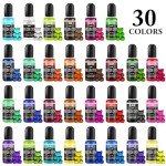30 Vibrant Epoxy Resin Pigments for DIY Art