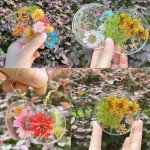 3-Piece Flat Circle Resin Molds for Jewelry Making