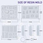 Beginner Resin Jewelry Making Kit - 278 Pieces