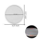 4-Pack Thick Round Resin Coaster Molds