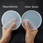 4-Pack Thick Round Resin Coaster Molds