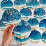 4-Pack Thick Round Resin Coaster Molds