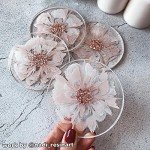4-Pack Thick Round Resin Coaster Molds