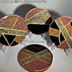 4-Pack Thick Round Resin Coaster Molds