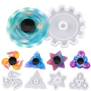 Fidget Spinner DIY Resin Mold Kit with Bearings