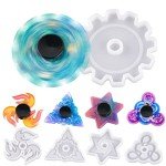 Fidget Spinner DIY Resin Mold Kit with Bearings