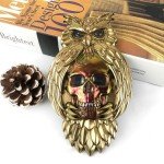 3D Owl Skull Silicone Resin Art Mold