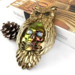 3D Owl Skull Silicone Resin Art Mold