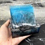 Resin Coaster Molds Set with Holder – 3 Styles