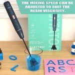 Handheld Rechargeable Resin Mixer with 4 Paddles