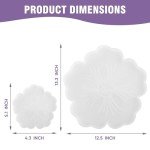 Large Resin Tray & 5 Flower Coaster Molds