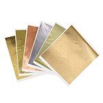 12-Color Imitation Gold Leaf Sheets for Crafts