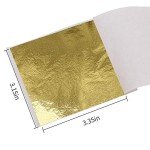 12-Color Imitation Gold Leaf Sheets for Crafts