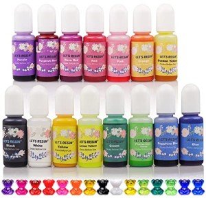 15 Color Epoxy Pigment Set for Resin Art