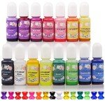 15 Color Epoxy Pigment Set for Resin Art