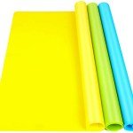 LEOBRO Nonstick Silicone Mat Set for Crafts