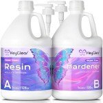 HeyClear 2 Gallon Epoxy Resin Kit for Art