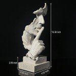 Modern Abstract Resin Thinker Statue Decor