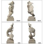 Modern Abstract Resin Thinker Statue Decor