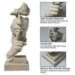 Modern Abstract Resin Thinker Statue Decor