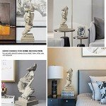 Modern Abstract Resin Thinker Statue Decor