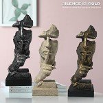 Modern Abstract Resin Thinker Statue Decor